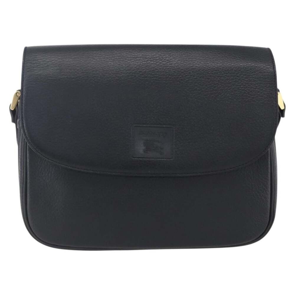 Burberry Leather Shoulder Bag Black